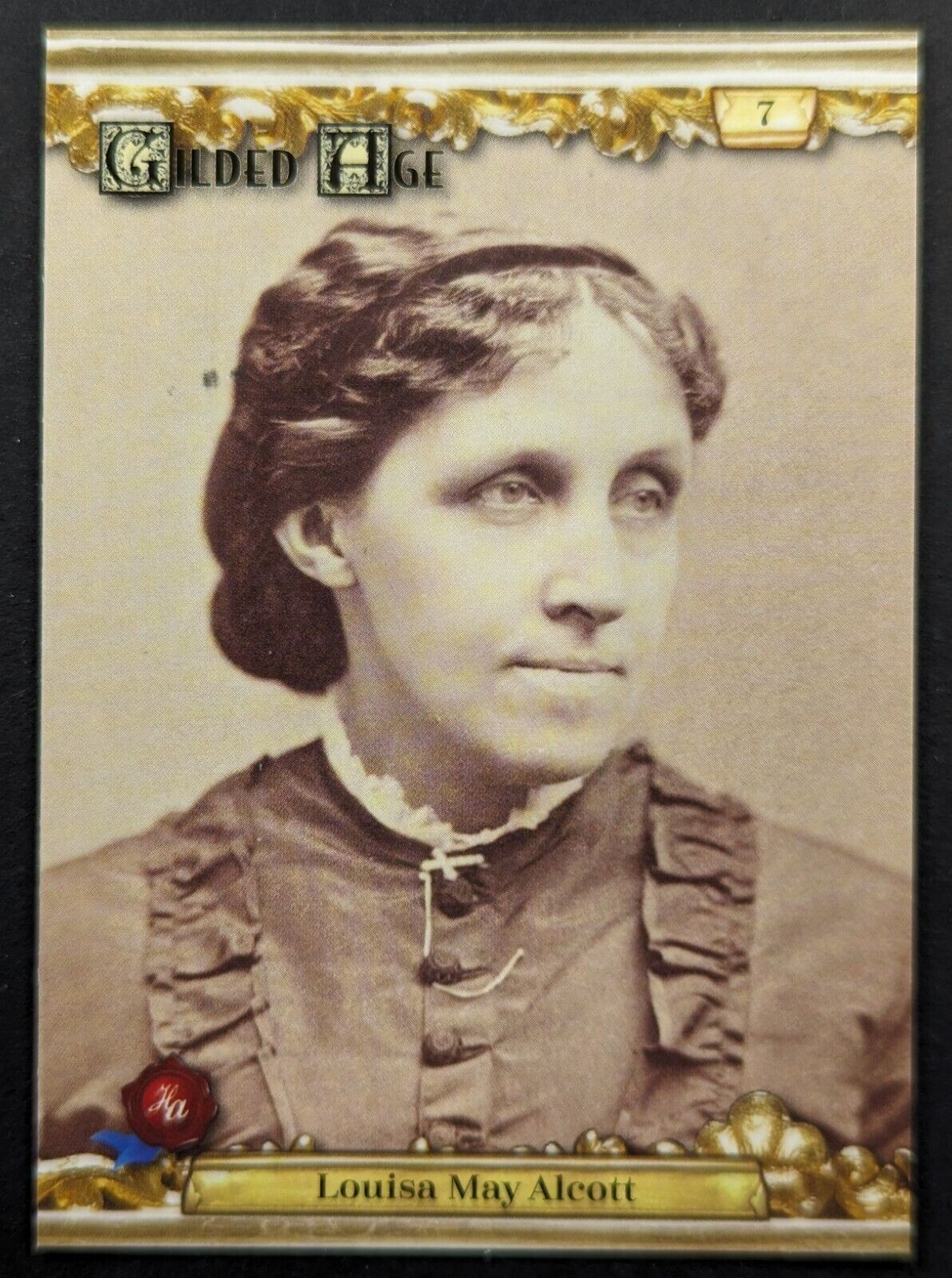 Louisa May Alcott Little Women Author 2022 History's Gilded Age Card #7 (NM)