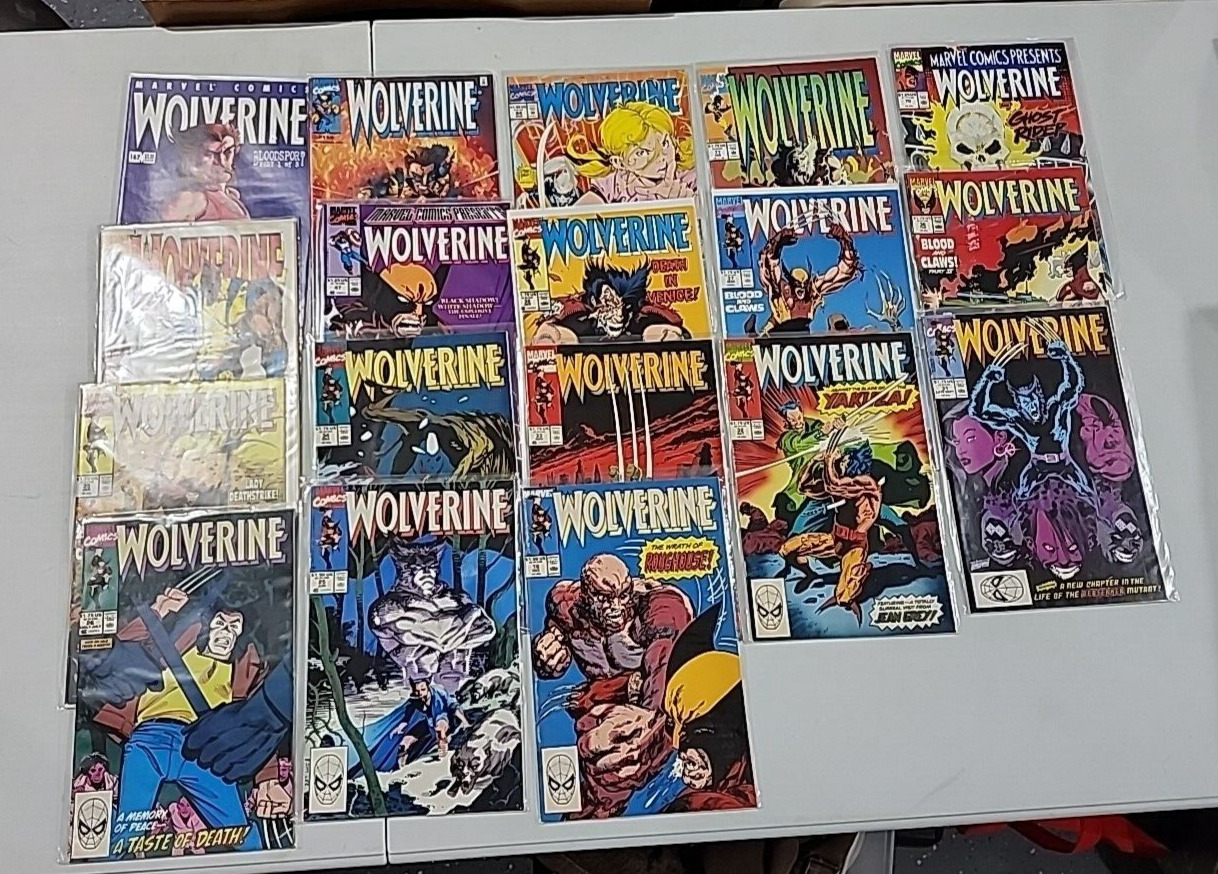 Lot of 18 Marvel Wolverine Comics