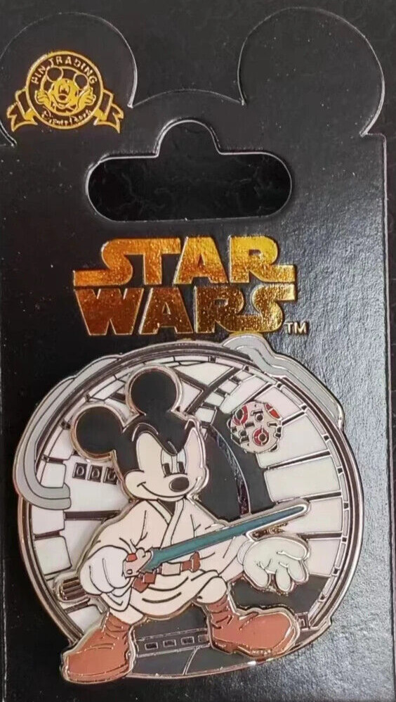 Disney Star Wars Mickey Mouse As Luke Skywalker Pin