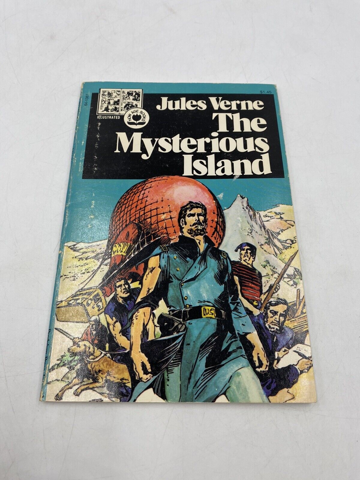 Jules Verne The Mysterious Island Illustrated (Vintage Paperback Book 1974) Used