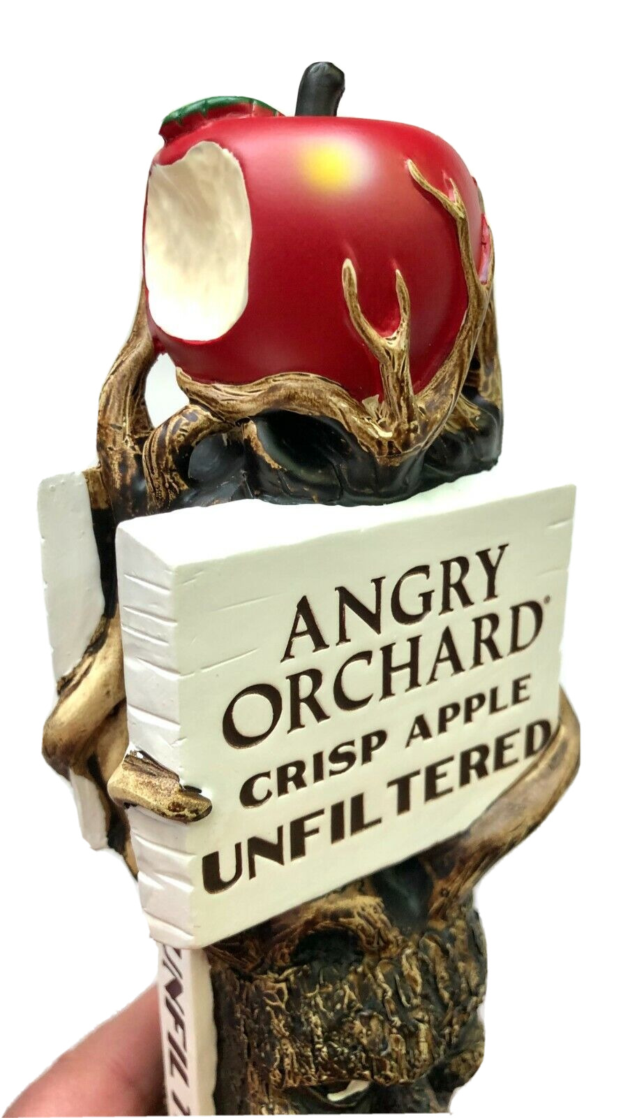 *NEW* ANGRY ORCHARD - CRISP APPLE UNFILTERED - BEER TAP HANDLE - SHORTY 8