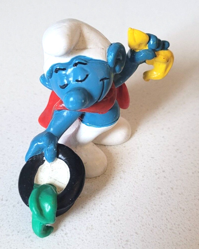 Smurf Magician Figurine Peyo Bully Made in W. Germany 1980’s