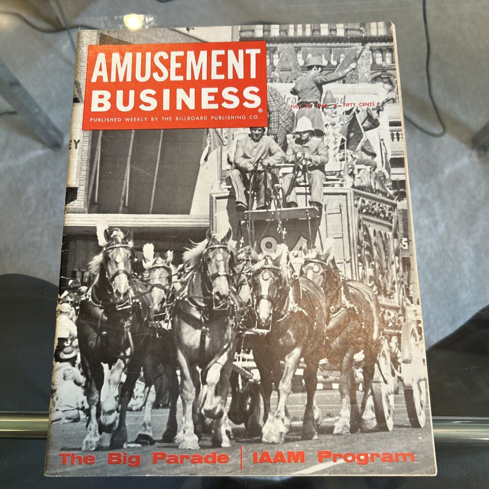 July 1963 Amusement Business Magazine The Big Parade