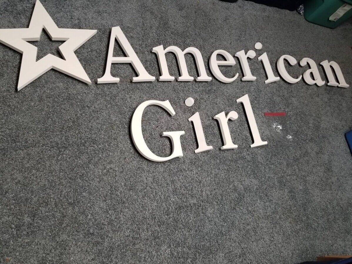 Iconic American Girl Sign from Closed Toys R Us Store