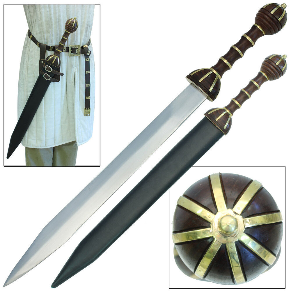 Ancient Roman Foot Solider Gladius Battle War Sword
