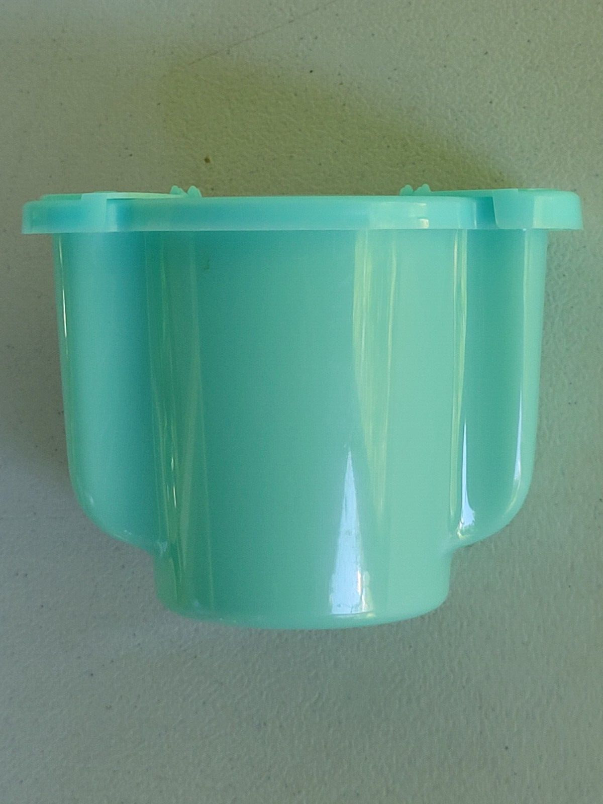 Vintage Tupperware Sugar Bowl Double-Spouted Dispenser #577 Aqua Blue