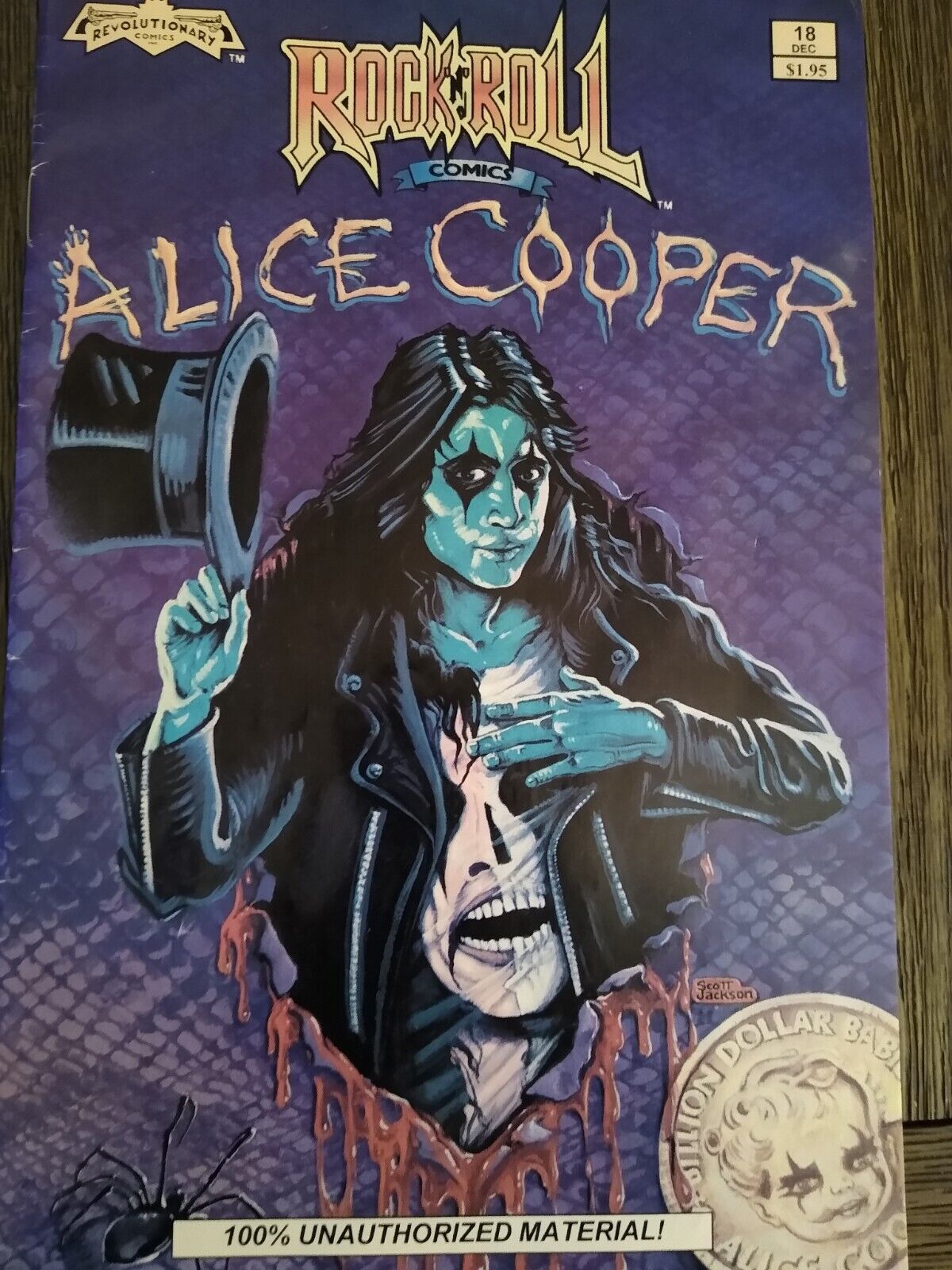 Alice Cooper Comic Book great condition