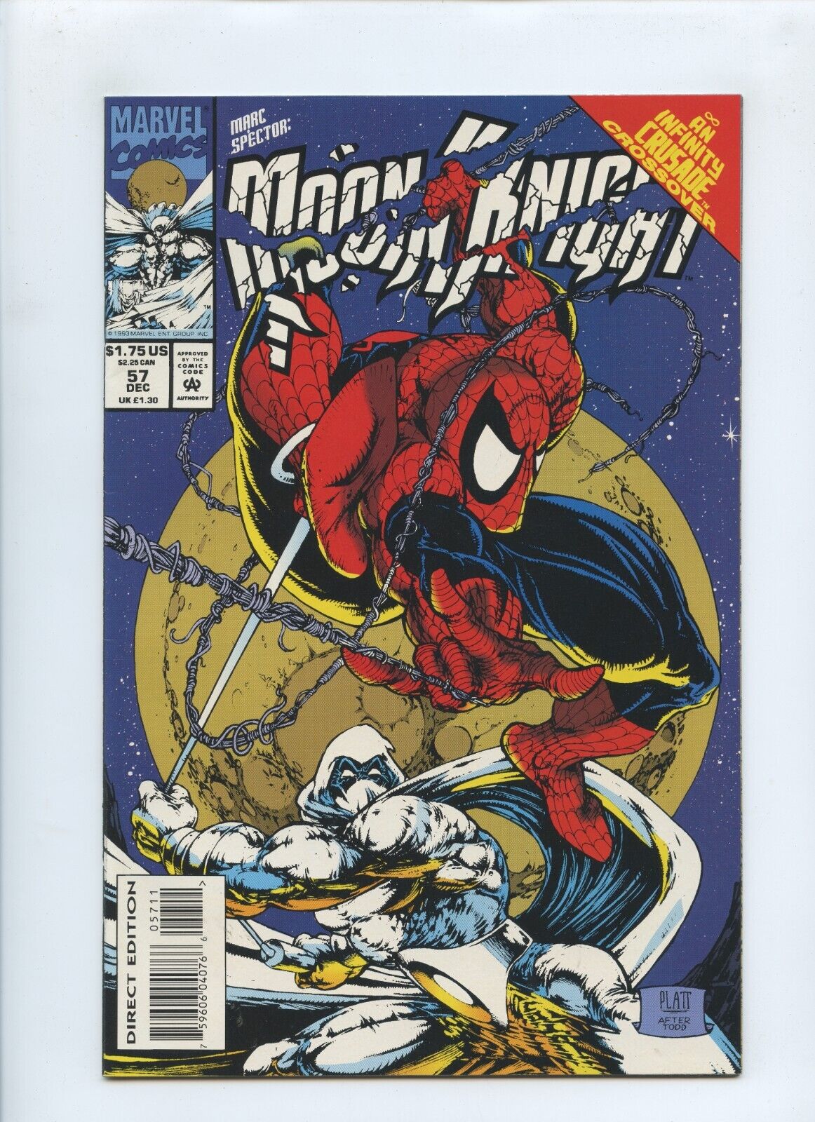 Marc Spector: Moon Knight #57 1993 (NM 9.4)