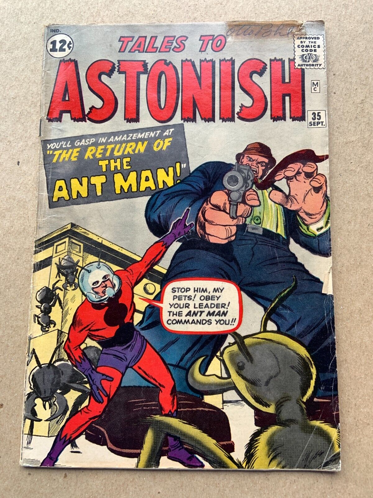 Tales to Astonish #35 1962 Ant Man