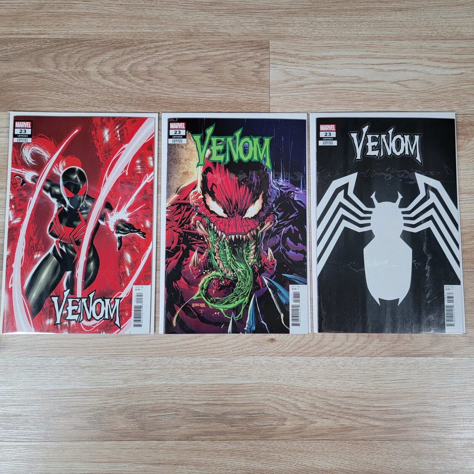 Venom #23 LGY 223 1st Print Marvel Comics 2023 Variants Lot of 3