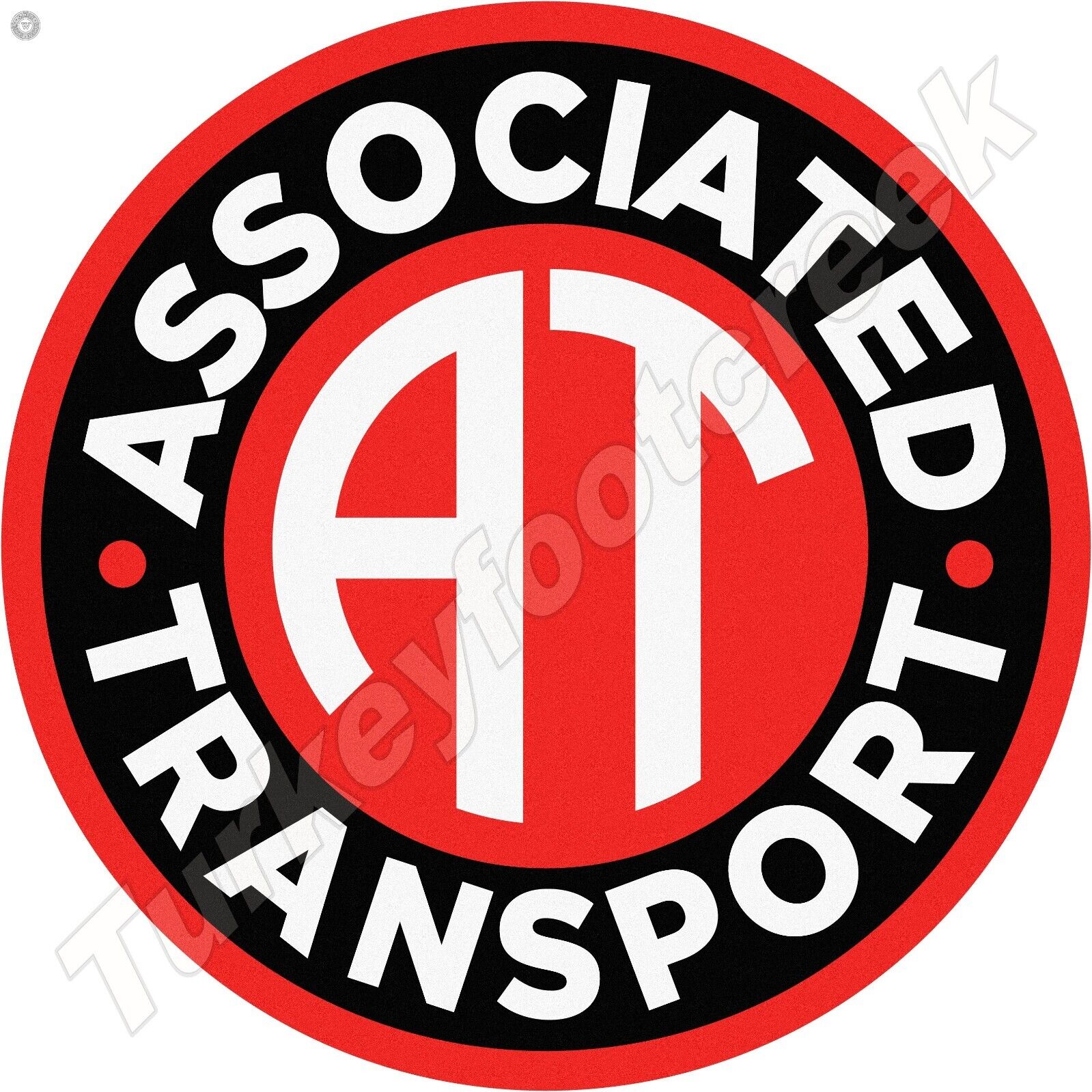 Associated Transport Round Metal Sign 2 Sizes To Choose From