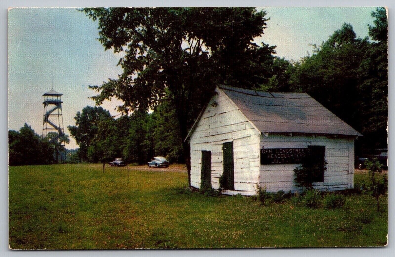 Gettysburg Pennsylvania Longstreets Headquarters Historic Chrome Postcard