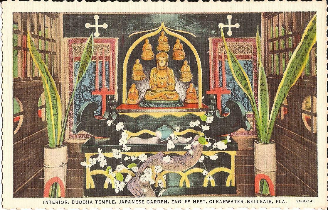 Clearwater - Belleair, FLORIDA - Buddha Temple - 1935