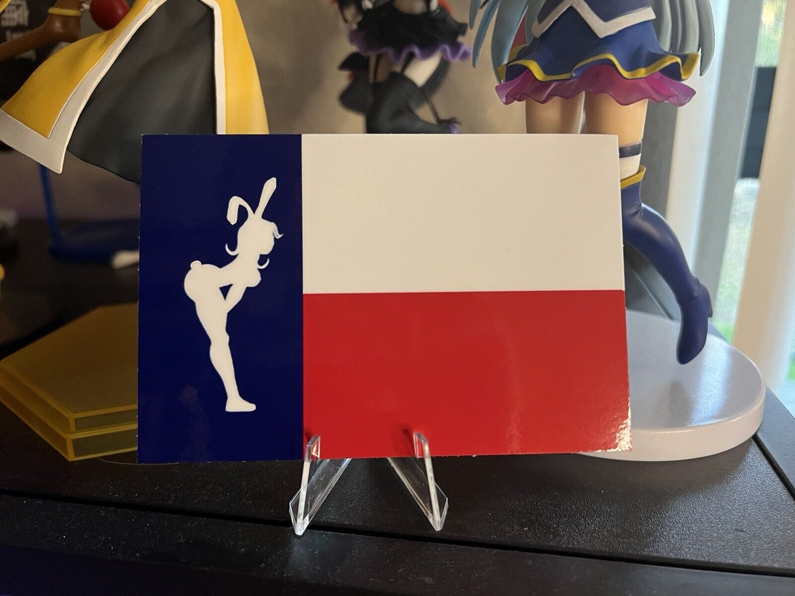 anime slap stickers Bunny Girl Texas 3”x5”
