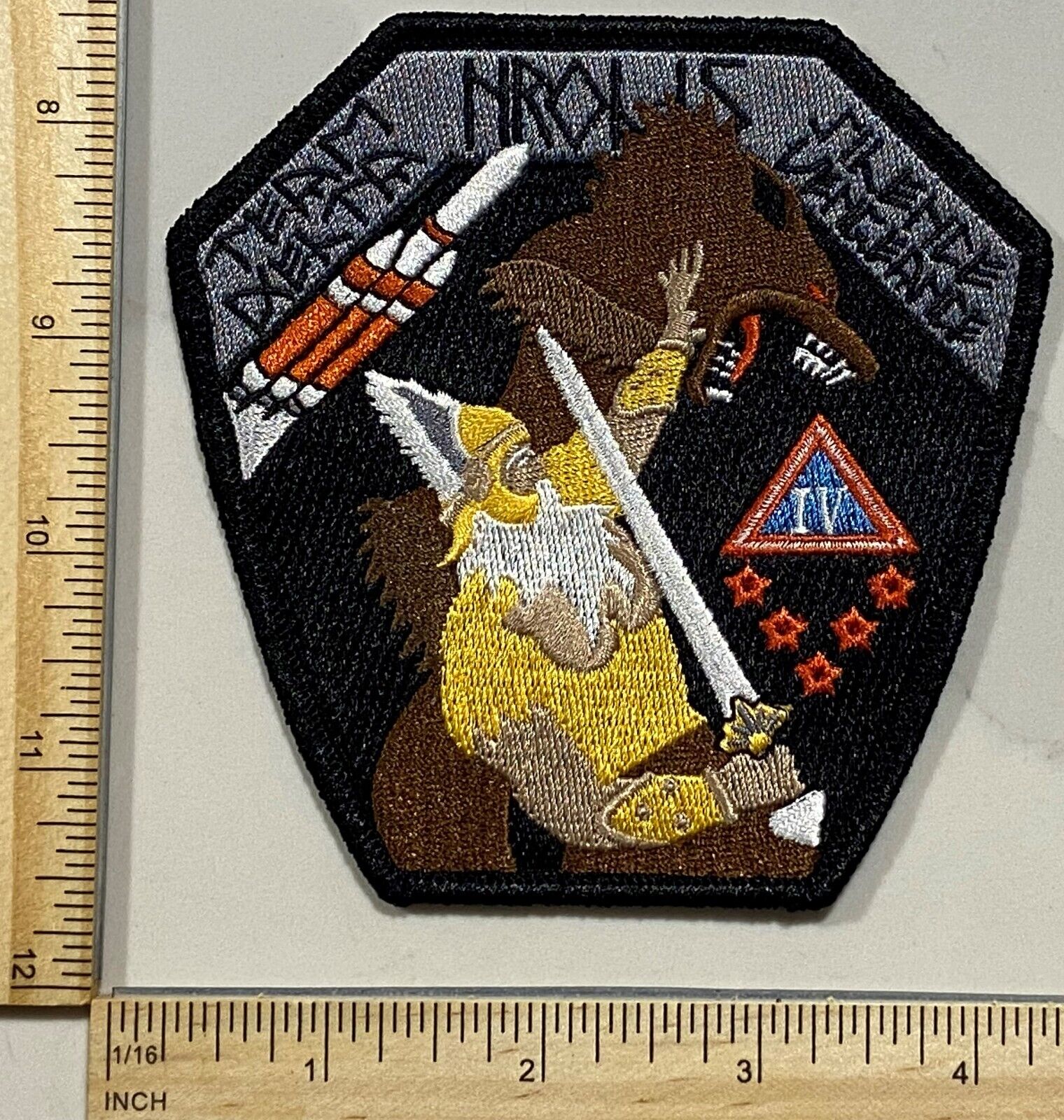 RARE MILITARY BLACK OPS NRO PATCH - NROL-15 VERSION (a) SILENCE VENGEANCE PATCH