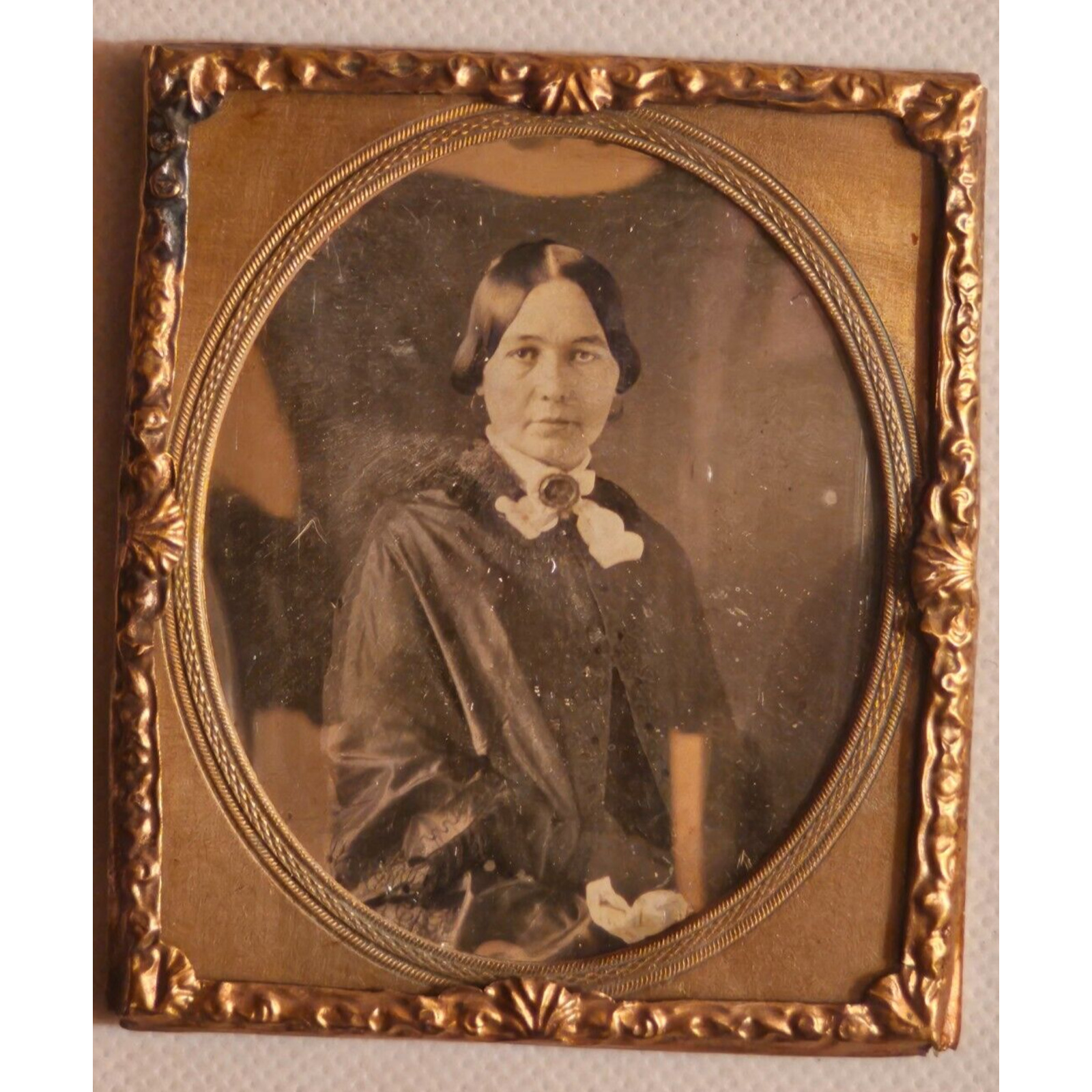1/6th Plate Daguerreotype Of A Woman