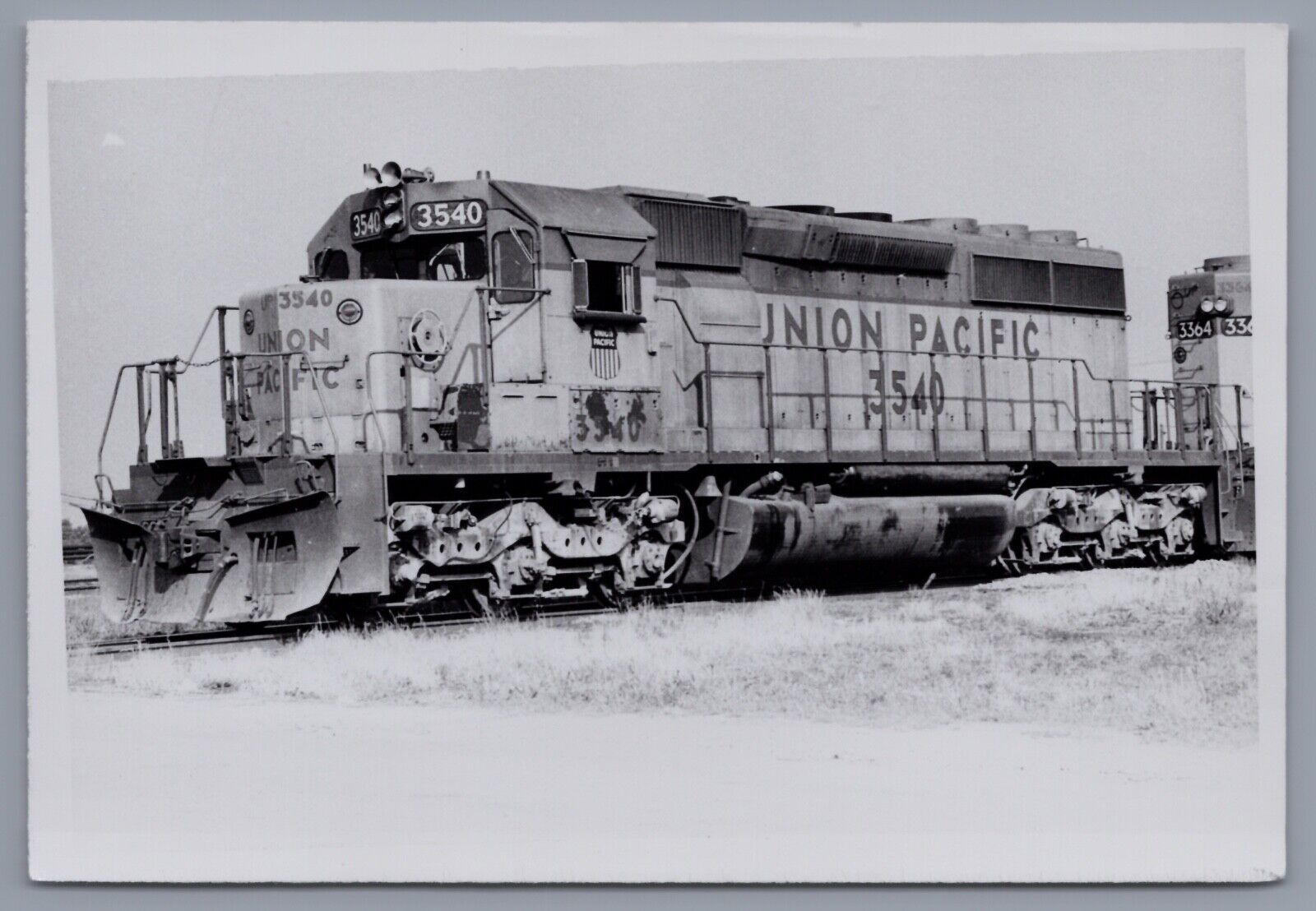 Railroad Photo - Union Pacific #3540 SD40-2 Locomotive 1982 Bensenville Illinois