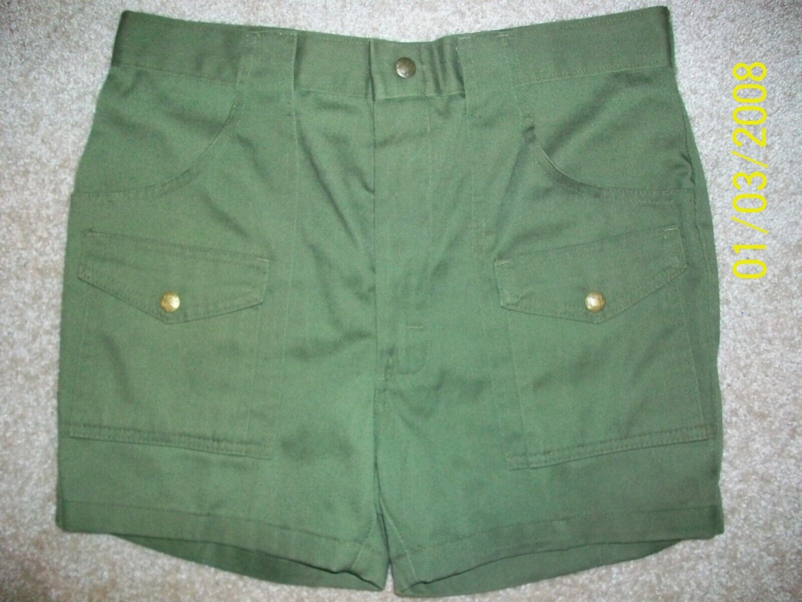 BSA Vintage Green Shorts-Waist 34\