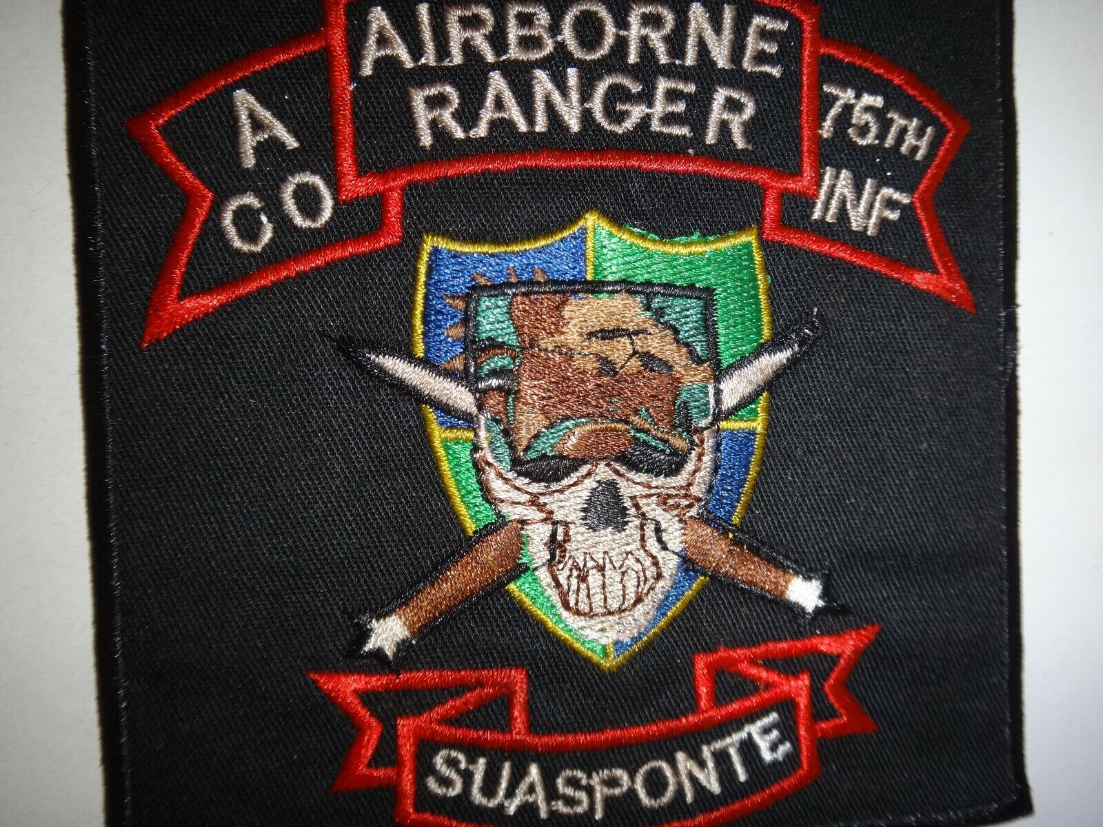 US A Company 75th Infantry Regiment AIRBORNE RANGER, V Corps Germany SUA SPONTE