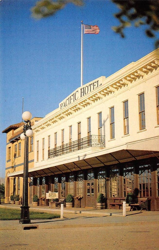 San Jose Historical Museum PACIFIC HOTEL Kelley Park CA c1960s Vintage Postcard