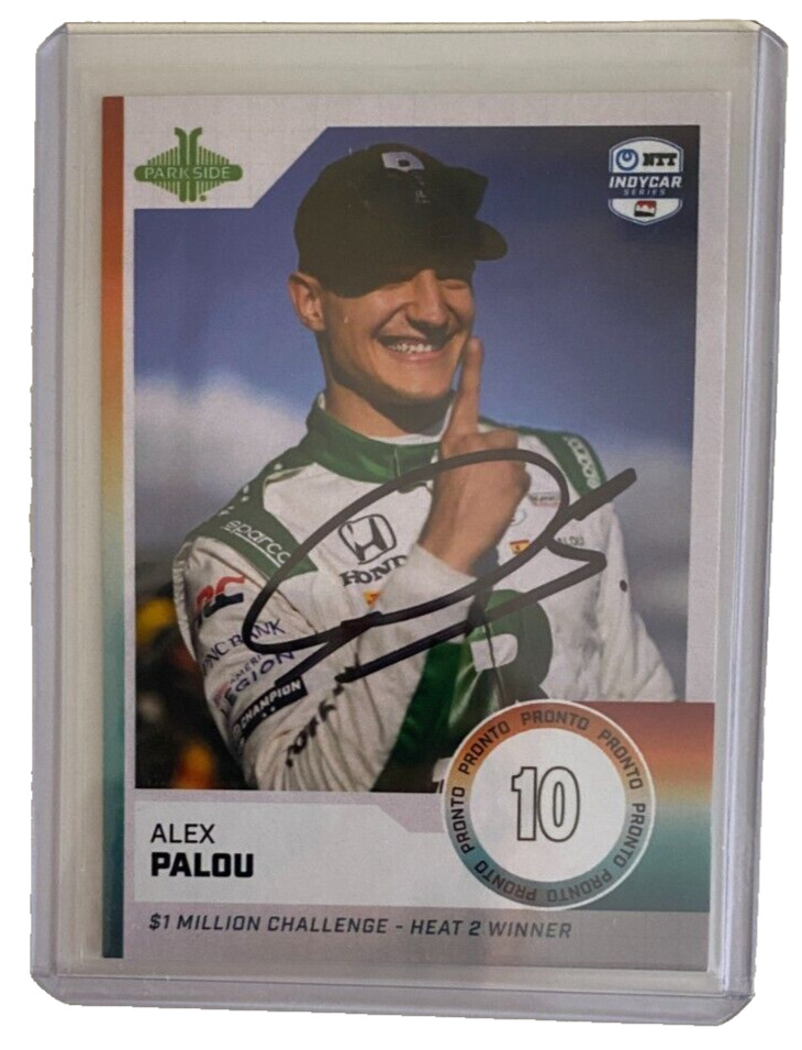 ALEX PALOU SIGNED 2024 INDIANAPOLIS 500 NTT INDY CAR  PARKSIDE WINNER