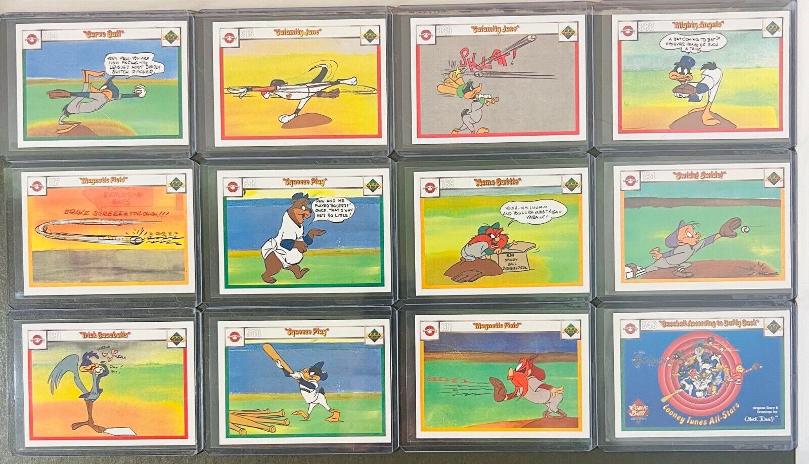1990 Upper Deck LOONEY TUNES Baseball Cards