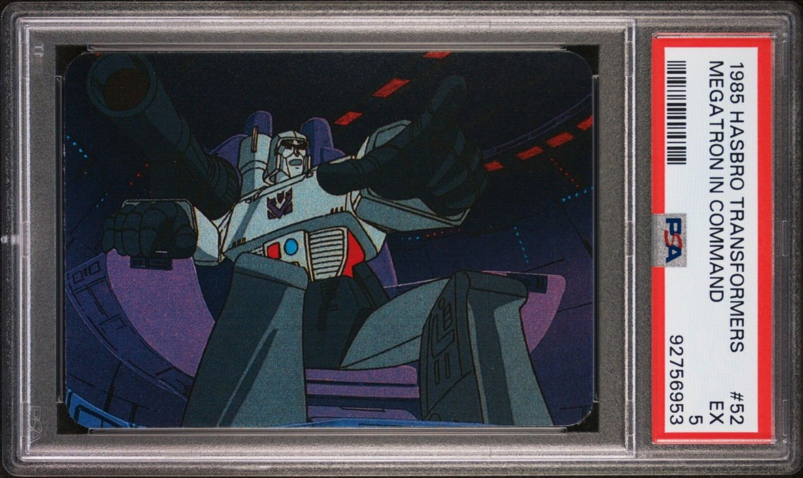 1985 Hasbro Transformers #52 Megatron in Command PSA 5