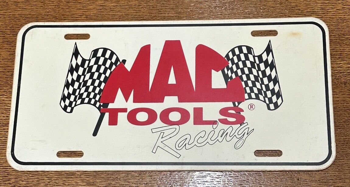 VTG 1970s 1980s MAC TOOLS Plastic License Plate
