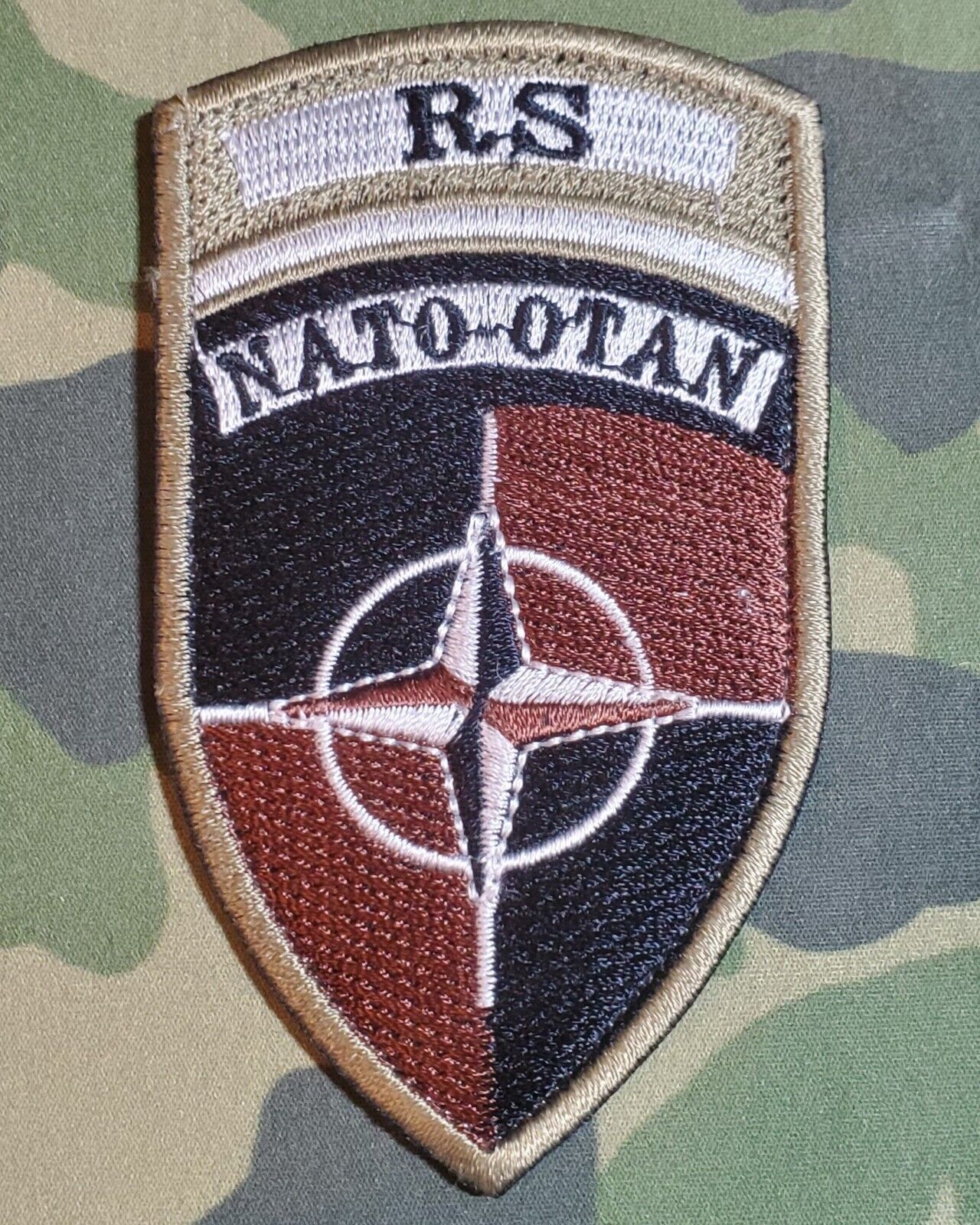 NATO-OTAN Resolute Support Theater Made OEF Afghanistan Patch