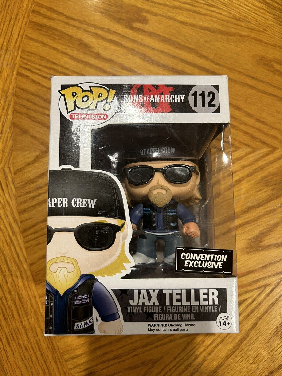 Jax Teller (Reaper Crew) Funko Pop 112 Sons Of Anarchy Convention Exclusive RARE