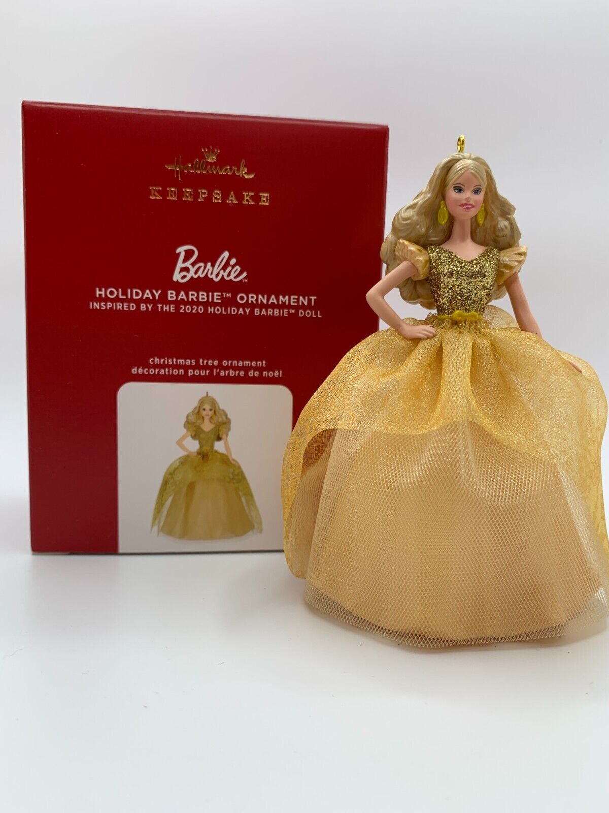 HALLMARK Keepsake 2020 Holiday Barbie Ornament 6th In Series BRAND NEW