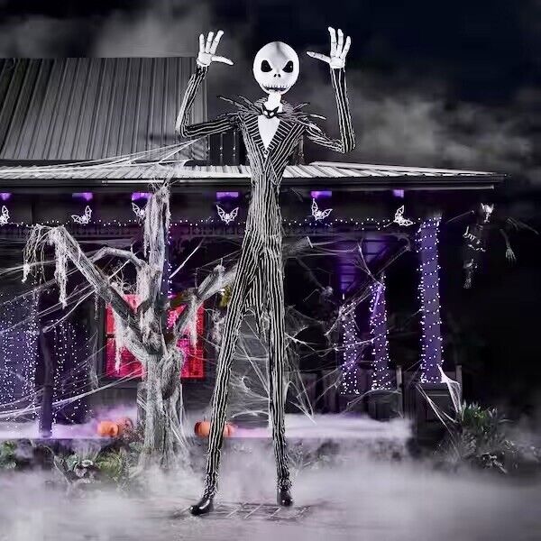 ✅ 13 Foot Animated Jack Skellington Halloween Home Depot NEW IN BOX 🎃💀