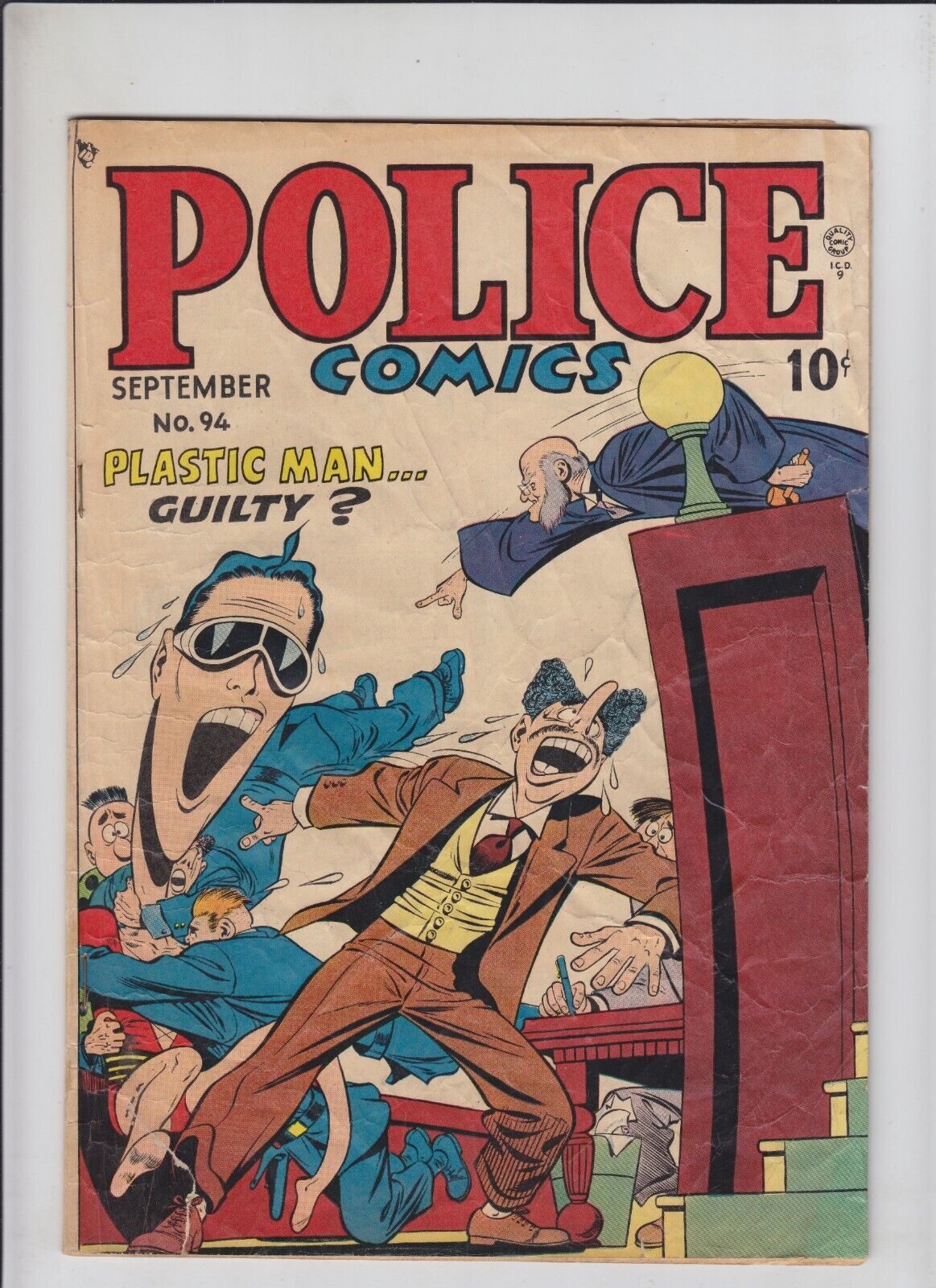 Police Comics #94 GD; Comic Magazines | Plastic Man - Will Eisner - Jack Cole