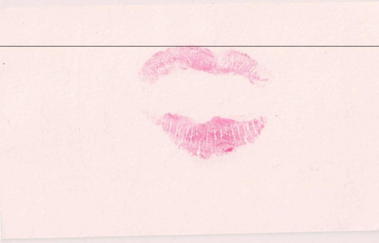 3x5 Card w Lip Prints Actress Singer Gisele MacKenzie Your Hit Parade