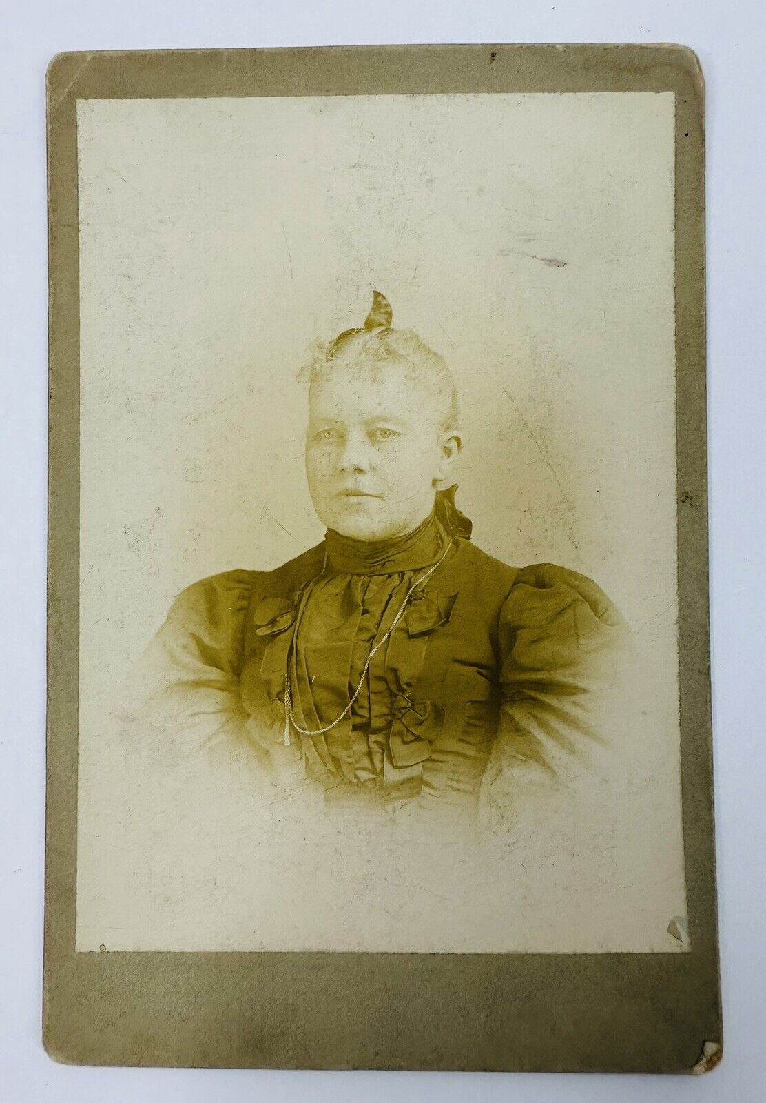 Antique Cabinet Card Photograph #5 - Portrait Of Woman