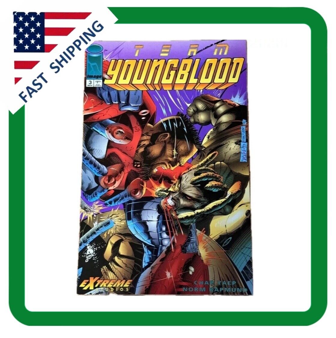 Team Youngblood #3,  (1993-1995) Image Comics