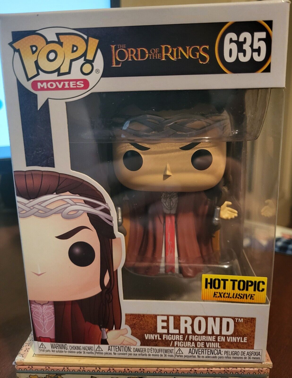 Funko POP Lord Of The Rings Elrond Hot Topic #635