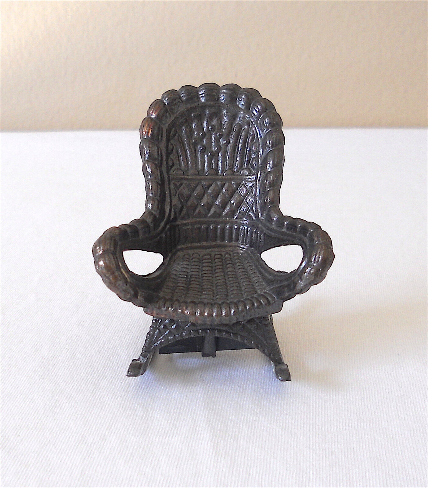 Vintage Miniature Metal Rocking Chair / Pencil Sharpener