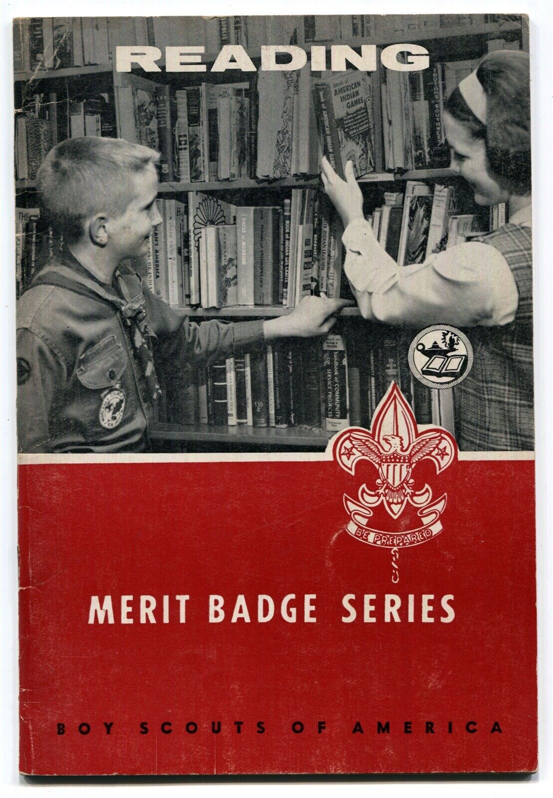 BSA Merit Badge Book: READING c.1965 p.1965 -3393 15M765-