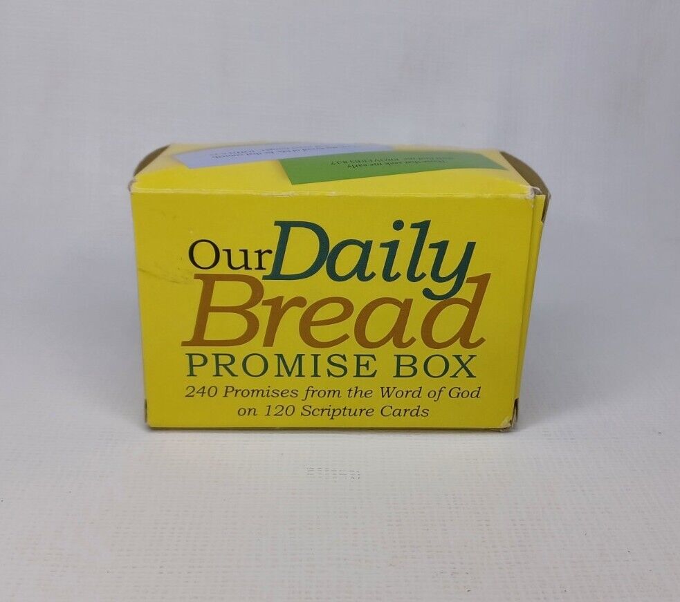 DaySpring Our Daily Bread Promise Box With KJV Scripture Cards 4.25\
