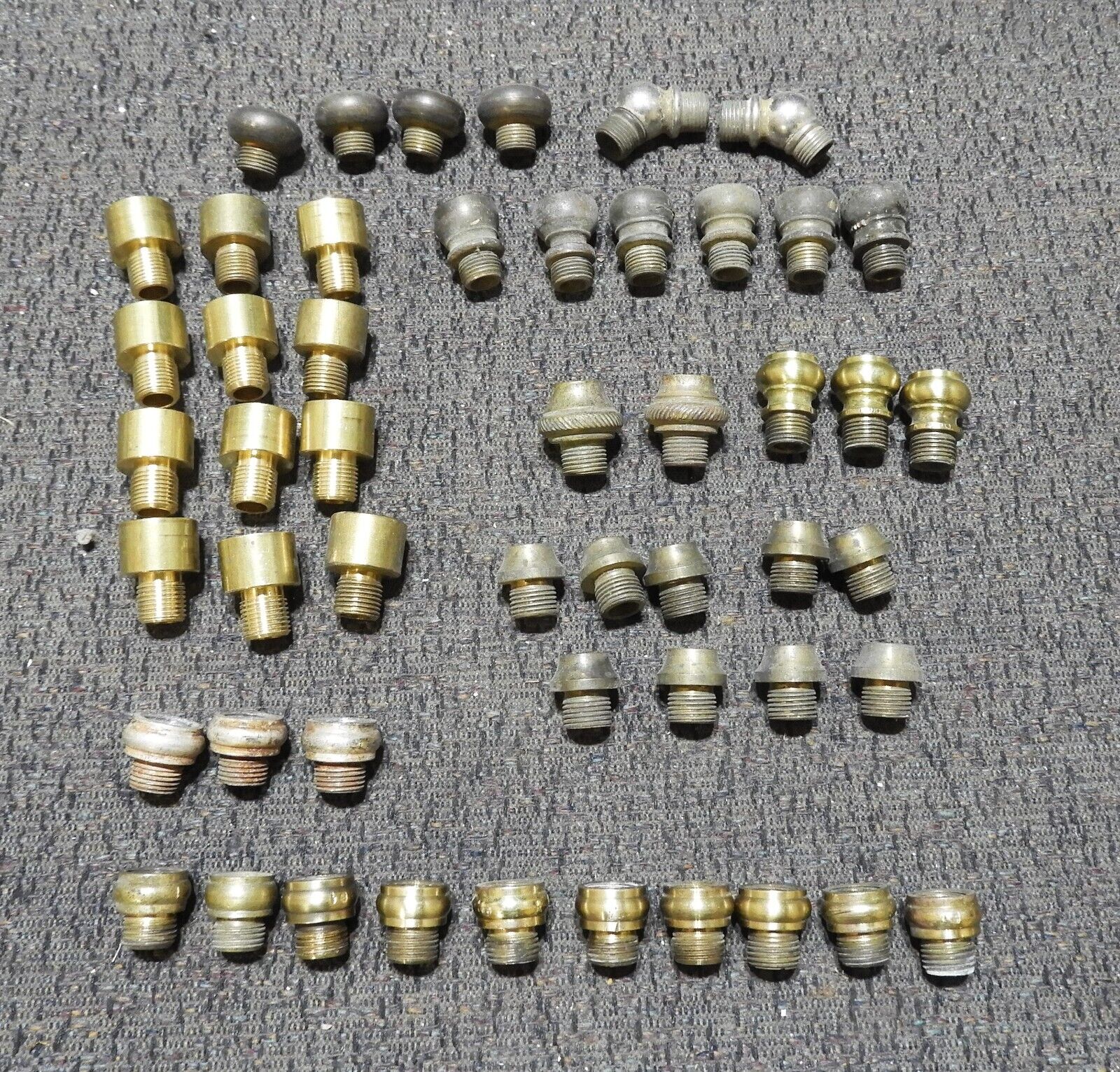 APPROX. 50 BRASS NOZZLES FOR FIXTURE ARMS, #2568