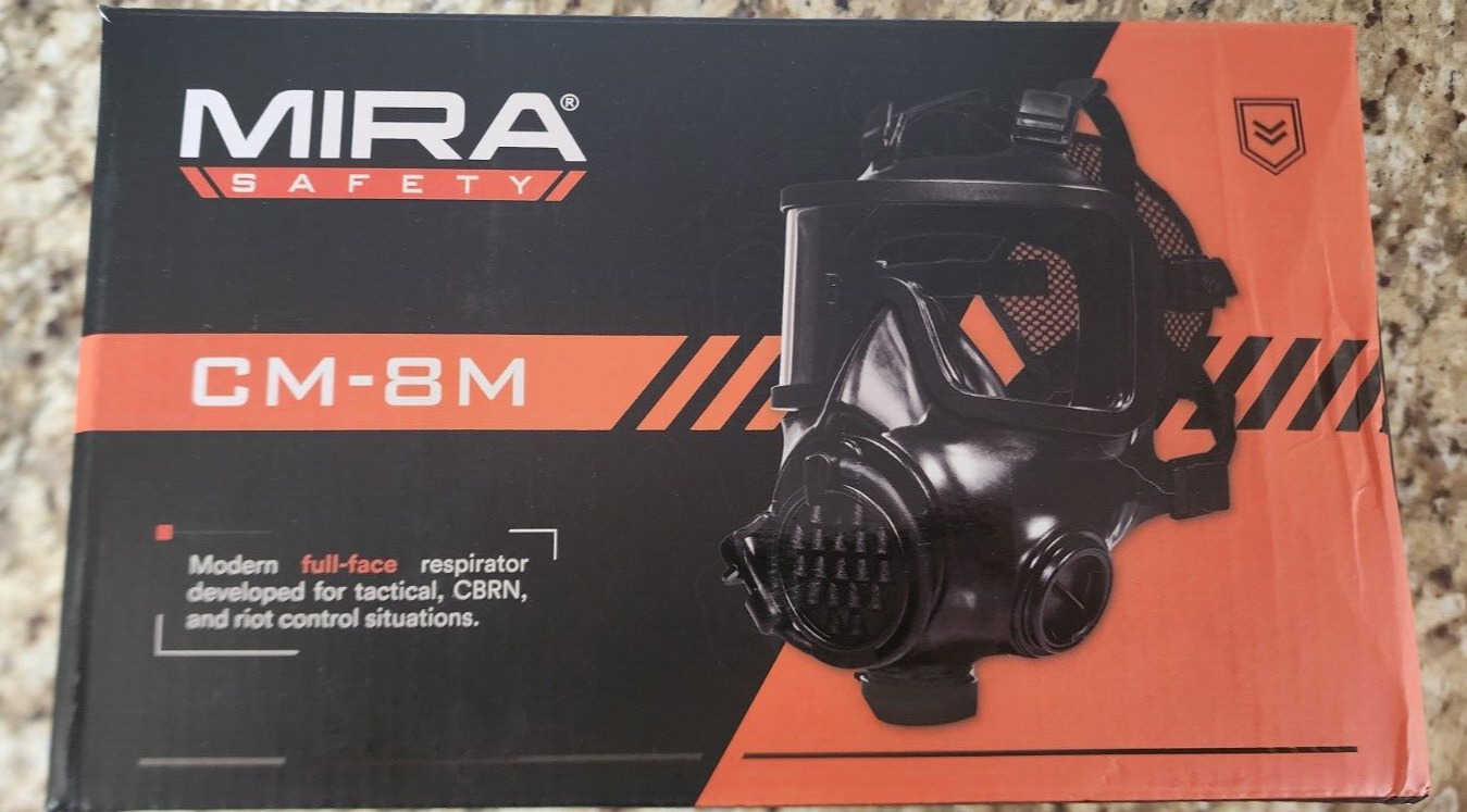Mira Safety 8M Tactical Gas Mask + NBC-77 SOF Filter