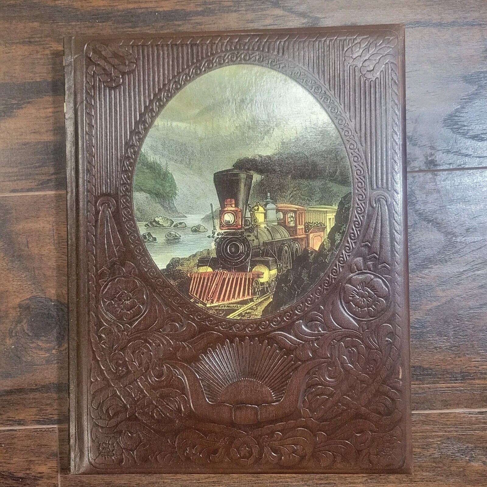 The Old West: The Railroaders Time Life Books 1973 Illustrated leather Hardcover