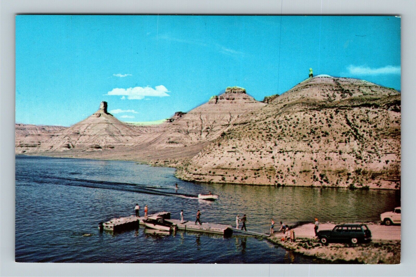 Rock Springs WY, Big Firehole Basin, Wyoming Vintage Postcard