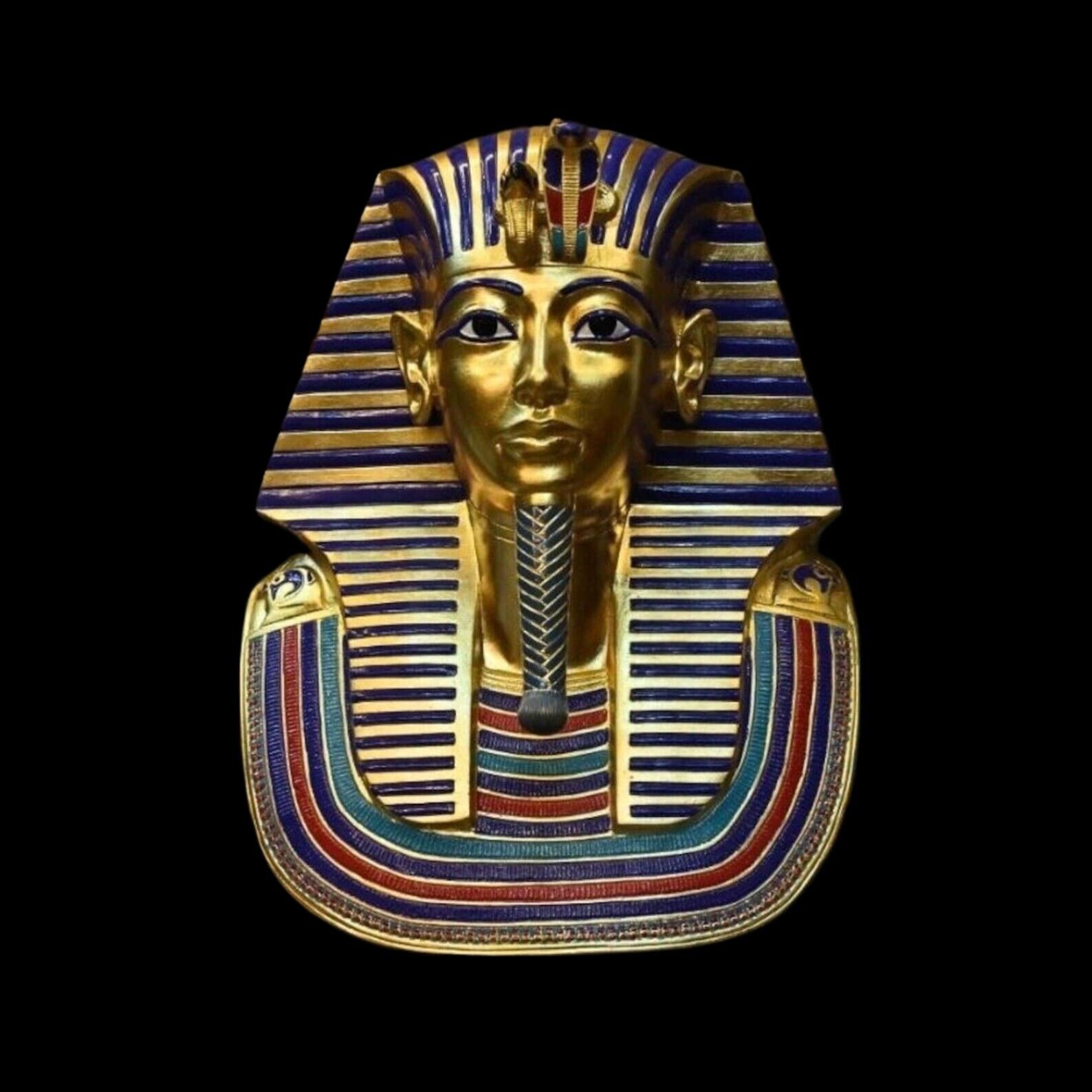 ANCIENT EGYPTIAN STATUE KING Tutankhamun Mask Large Handcrafted King Tut
