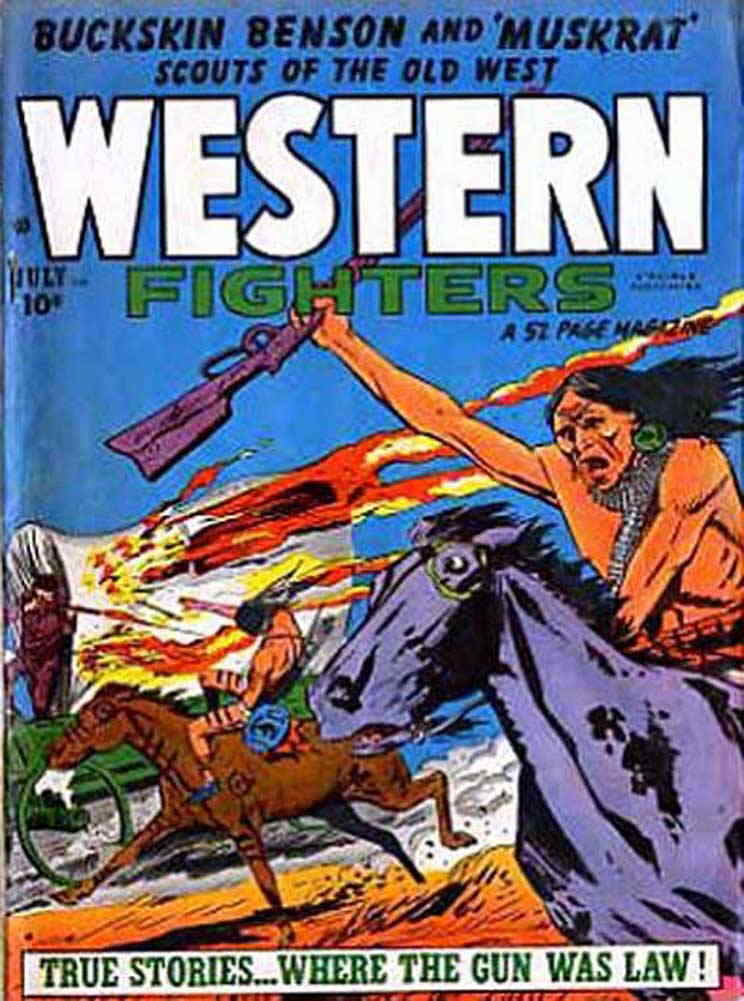 Western Fighters #32 GD; Hillman | low grade - July 1951 Native American cover -