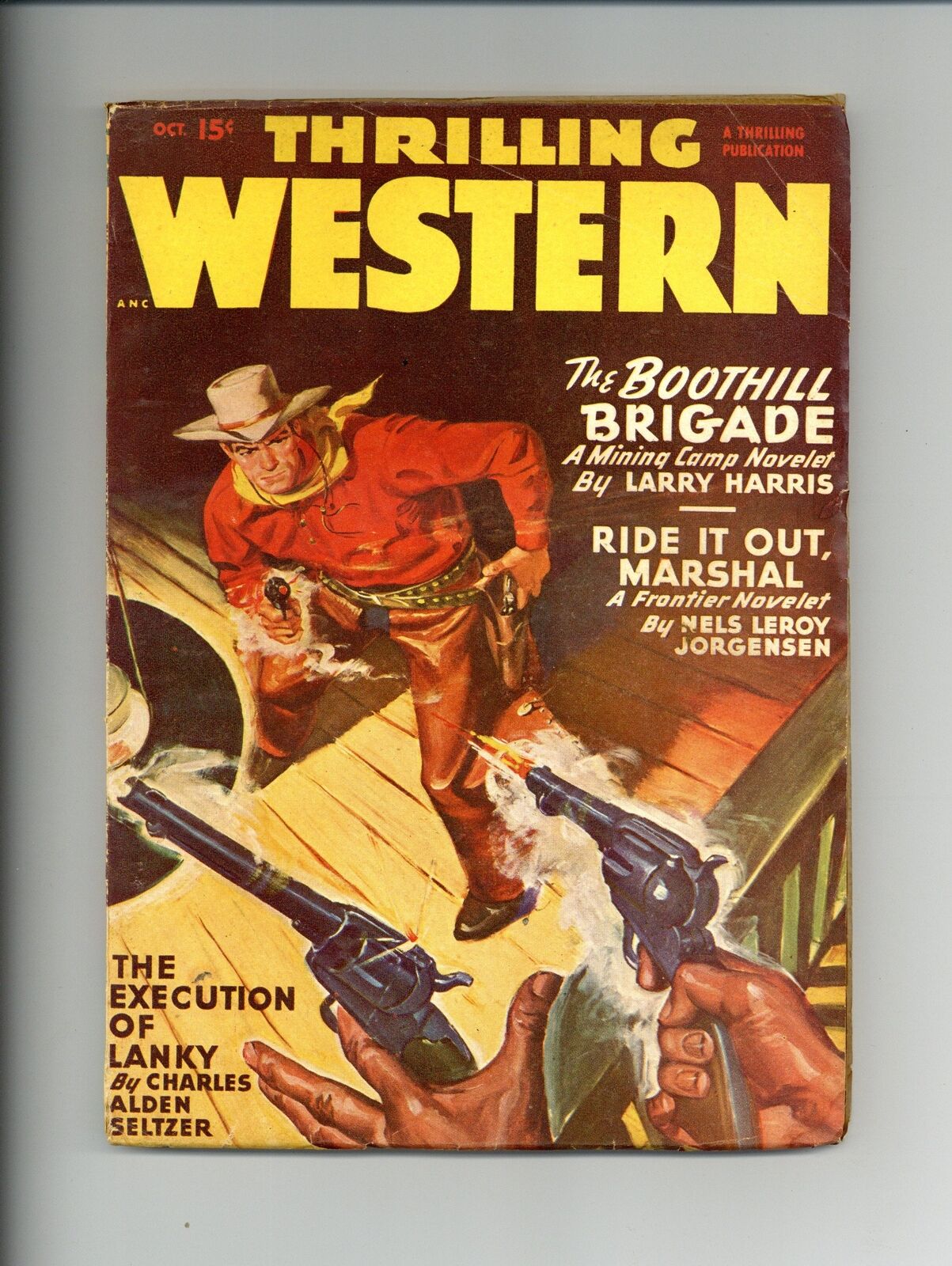 Thrilling Western Pulp Oct 1949 Vol. 61 #1 VG