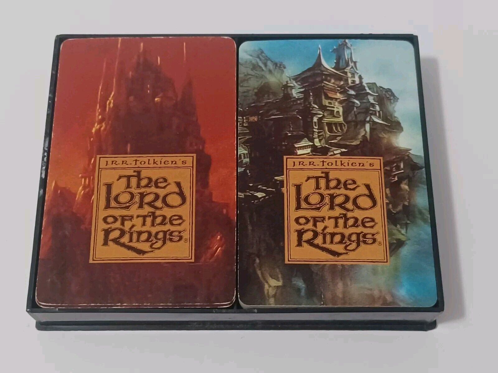 1980 J.R.R. Tolkien Duel Playing Card Deck Lord Of The Rings Blue Deck Missing 1
