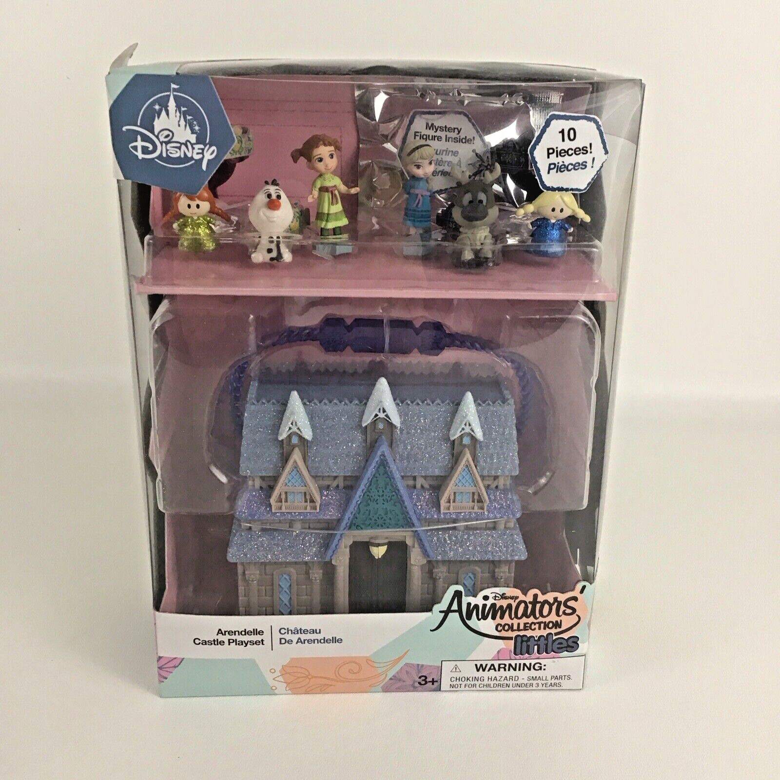 Disney Frozen Animator\'s Collection Littles Arendelle Castle Playset Figures New