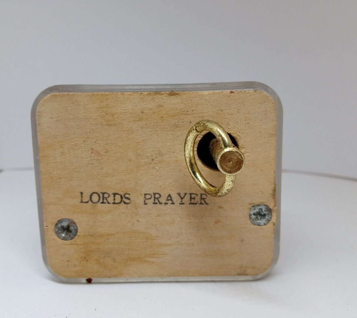 Vintage Narco Lords Prayer Music Box Movement Made In Japan